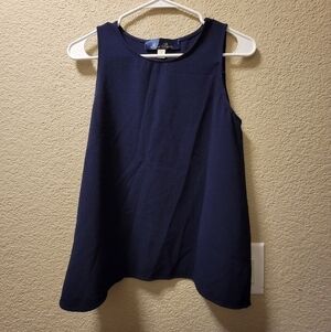 Blue Rain Navy Blouse Size Small, Made In The USA